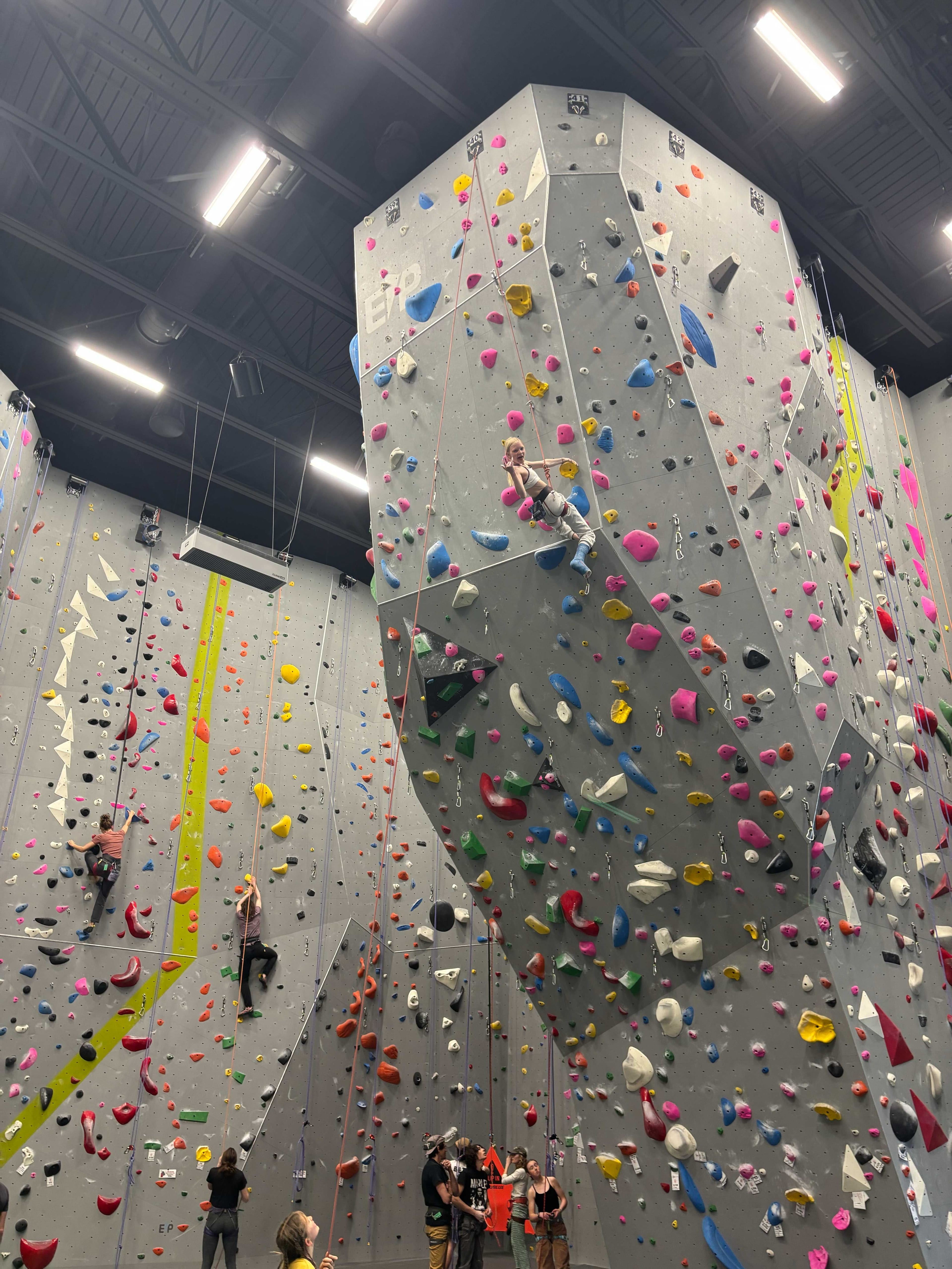 Kids climb